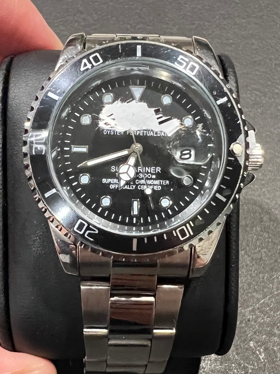 Accessories - Luxury Watch for men- Silver - Good Quality - NEW